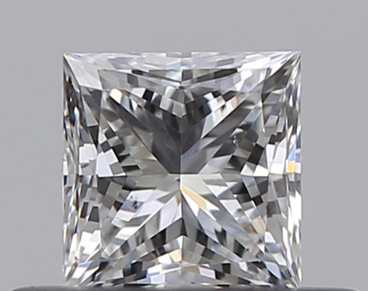 0.32-Carat Princess Shape Natural Diamond