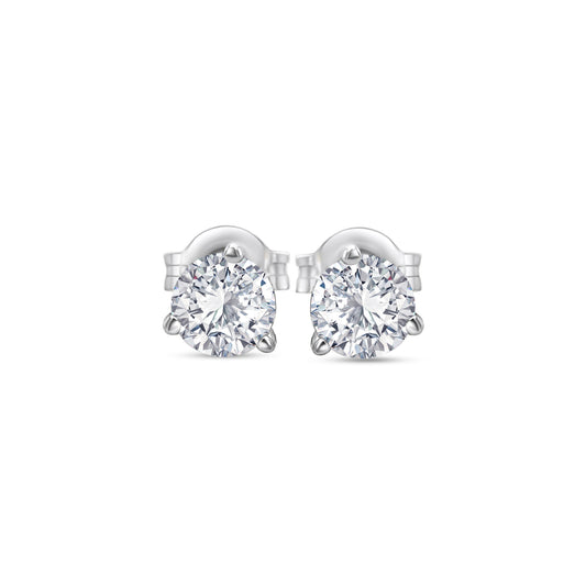 "Round Brilliant Diamond Stud Earrings, Elegant Jewelry, Sparkling Diamonds, Classic Accessories, Timeless Style, Luxury Fashion, Shimmering Elegance, Perfect Gift, Sophisticated Glamour"