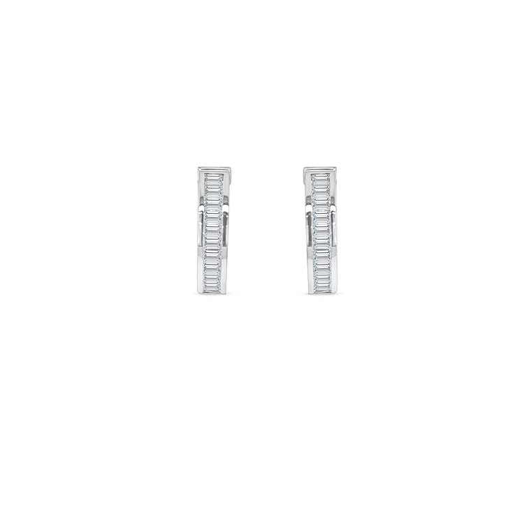  Baguette diamond channel set earrings, elegant jewelry, luxurious accessories, statement earrings, diamond-studded fashion, exquisite craftsmanship, fine jewelry, glamorous ear adornments, sparkling baguette diamonds, refined style, sophisticated elegance, timeless beauty.