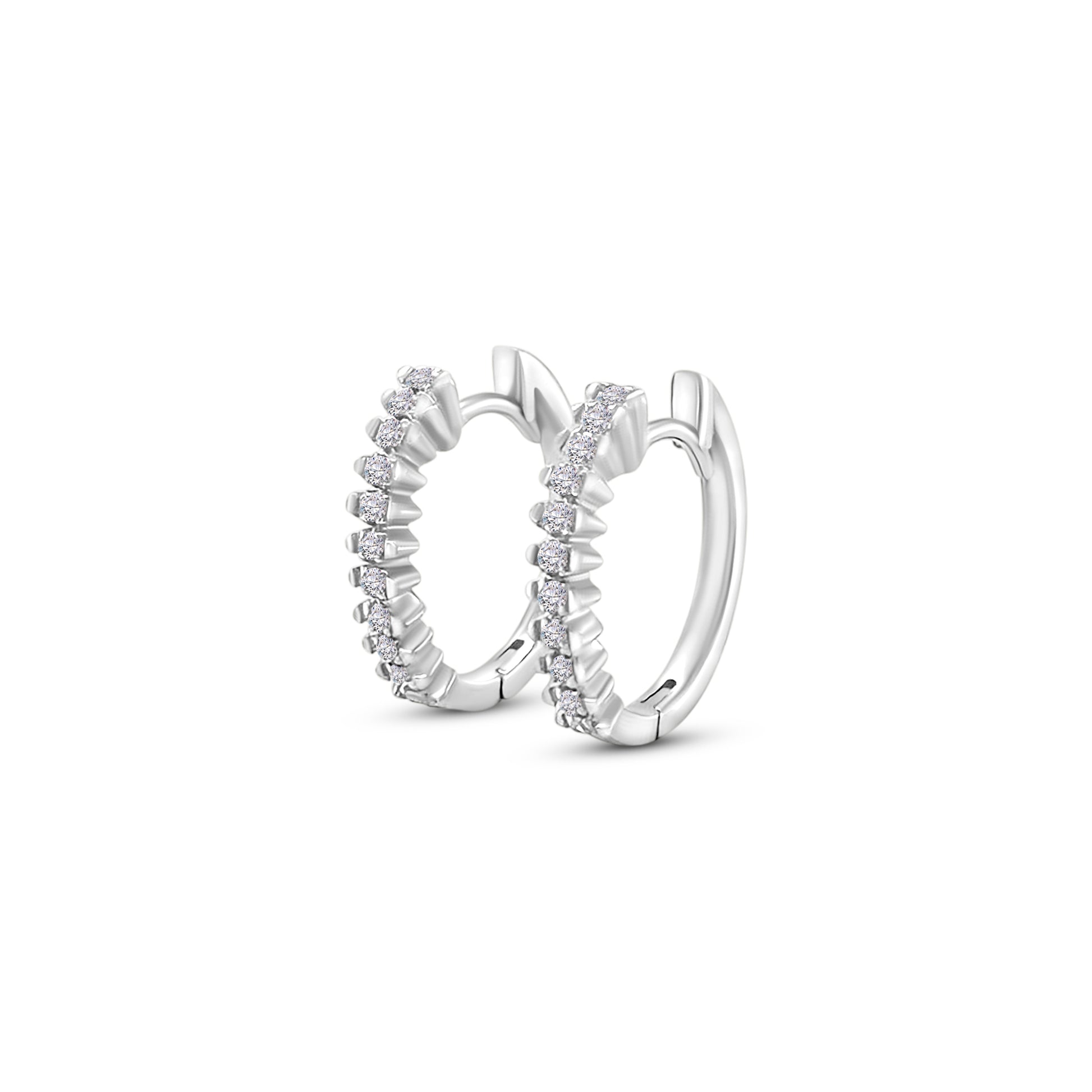 Huggy Style Earrings," "Diamond Studs," "Small Diamond Hoops," "Classic Diamond Huggies," "Timeless Diamond Jewelry," "Elegant Diamond Earrings," "Sparkling Diamond Studs," "Versatile Diamond Hoops," "Chic Diamond Accessories.