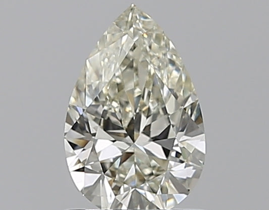 0.7-Carat Pear Shape Natural Diamond