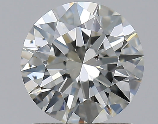 1.3-Carat Round Shape Natural Diamond