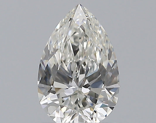 0.59-Carat Pear Shape Natural Diamond