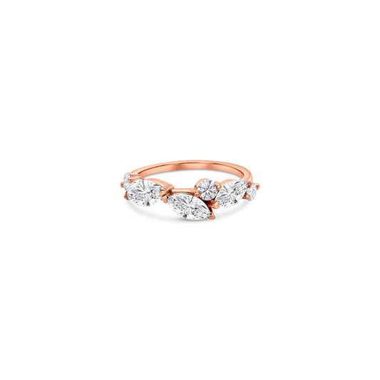  Marquise, Round Brilliant, Half Eternity, Diamond Ring, jewelry, accessories, fashion, luxury, glamour, style, elegance, timeless, sparkle, precious, exquisite, fine craftsmanship, statement piece.