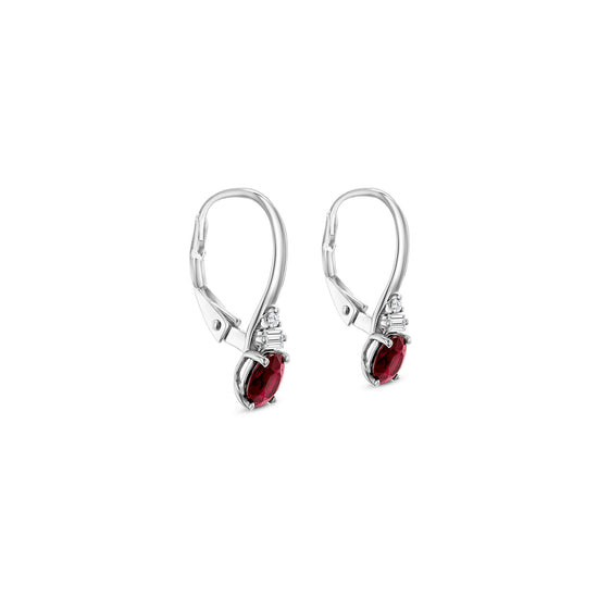 "Oval Ruby & Diamond Drop Earrings, elegant jewelry, luxury accessories, precious gemstones, statement earrings, fine jewelry, ruby earrings, diamond earrings, glamorous accessories, fashion earrings, red gemstone earrings, sophisticated design, sparkling gems, stunning earrings, exquisite craftsmanship."