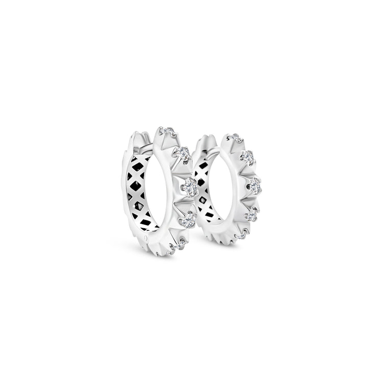 "Round Brilliant Diamond Huggy Earrings, Sparkling Diamond Huggies, Elegant Diamond Hoops, Classic Diamond Stud Earrings, Timeless Diamond Huggy Style, Glamorous Diamond Huggy Earrings, Stunning Round Diamond Earrings, Chic Diamond Huggy Hoops."