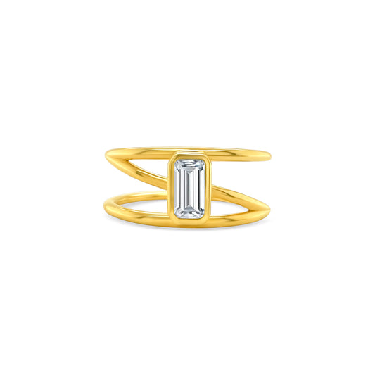 Emerald cut diamond ring, rectangular diamond ring, timeless diamond ring, classic diamond ring, sophisticated diamond ring, elegant diamond ring, emerald cut engagement ring, emerald cut solitaire ring, emerald cut anniversary ring, emerald cut wedding ring.