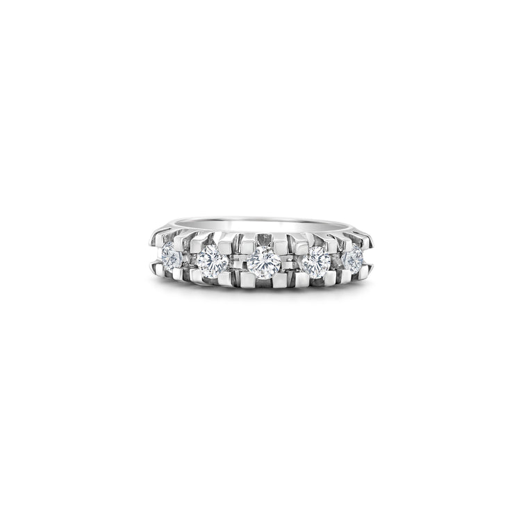 Round Brilliant Half Eternity Diamond Ring, Diamond Band, Half Eternity Ring, Round Diamond Ring, Elegant Diamond Jewelry, Women's Diamond Ring, Anniversary Diamond Band, Sparkling Diamond Ring, Classic Half Eternity Band, Fine Diamond Jewelry, Gold Half Eternity Ring, Luxurious Diamond Ring, White Gold Diamond Band, Bridal Diamond Ring, Designer Diamond Band.