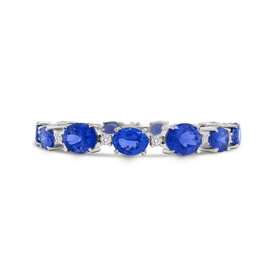  Oval Tanzanite & Diamond Bracelet, Tanzanite Bracelet, Diamond Bracelet, Oval Tanzanite Jewelry, Tanzanite and Diamond Bracelet, Gemstone Bracelet, Elegant Tanzanite Bracelet, Tanzanite Bracelet for Women, Fine Jewelry Bracelet, Luxury Tanzanite Bracelet, Tanzanite Gemstone Bracelet, Oval Tanzanite Gemstone, Tanzanite and Diamond Jewelry, Women's Tanzanite Bracelet, Tanzanite Bracelet with Diamonds.