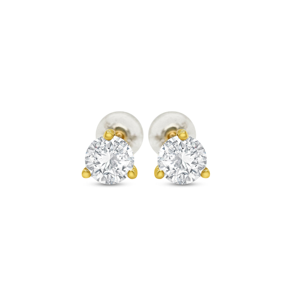 "Round Brilliant Diamond Stud Earrings", alt="Diamond Stud Earrings", alt="Round Diamond Earrings", alt="Brilliant Cut Diamond Studs", alt="Classic Diamond Earrings", alt="Luxury Diamond Studs", alt="Elegant Diamond Stud Earrings", alt="Timeless Round Diamond Earrings", alt="High-Quality Diamond Studs", alt="Sparkling Diamond Stud Earrings"