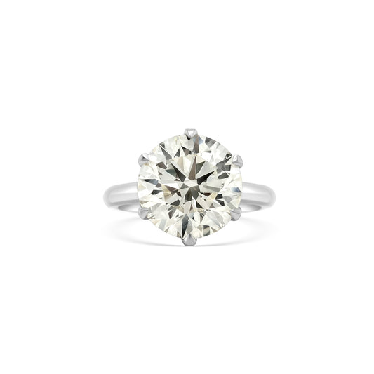 "Round Brilliant Solitaire Diamond Ring, Diamond Engagement Ring, Solitaire Diamond Ring, Brilliant Cut Diamond Ring, Classic Diamond Ring, Round Cut Diamond Solitaire, Elegant Diamond Ring, Simple Diamond Solitaire Ring, Timeless Diamond Ring, Sparkling Solitaire Diamond Ring"