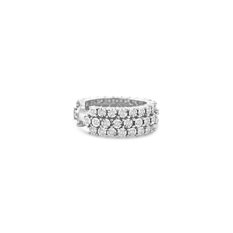 Round Brilliant Diamond Ring, White Gold Diamond Ring, Brilliant Cut Diamond Ring, White Gold Engagement Ring, Round Diamond Jewelry, Diamond Solitaire Ring, White Gold Band with Diamond, Elegant Diamond Ring, Classic Diamond Ring Design, Round Diamond in White Gold