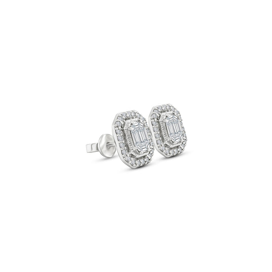  "Illusion Diamond Stud Earrings," "Diamond Studs," "Illusion Setting Earrings," "Sparkling Diamond Earrings," "Hypoallergenic Studs," "Classic Diamond Studs," "Timeless Jewelry," "Everyday Elegance."