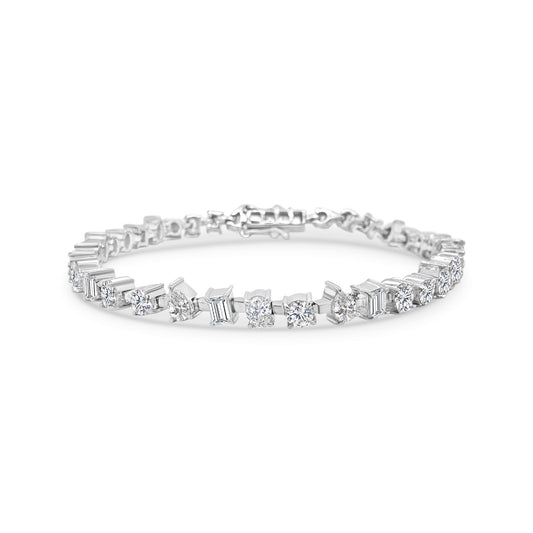 Multi-Shape Diamond Bracelet