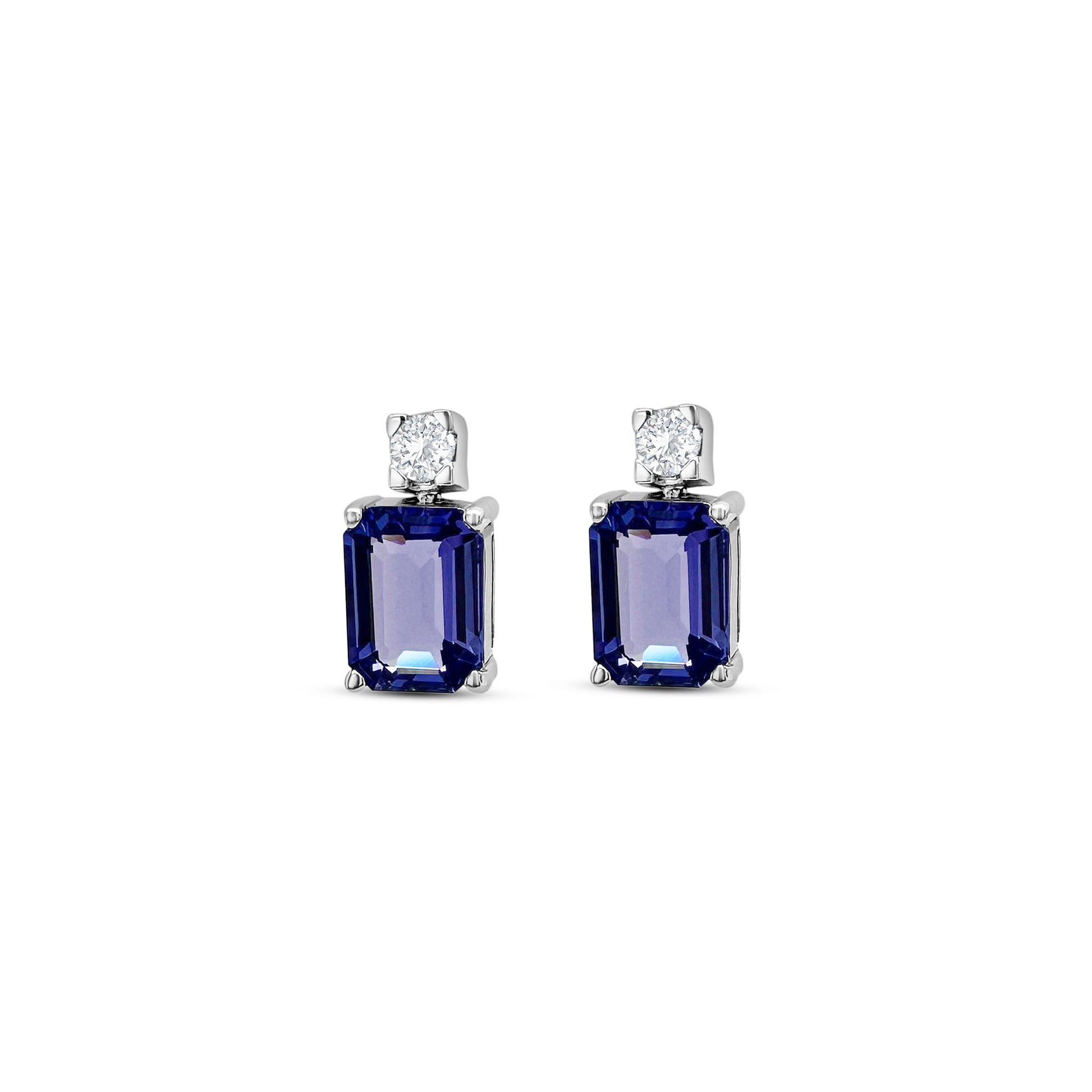 Emerald Tanzanite drop earrings, Diamond drop earrings, Tanzanite and Diamond earrings, Emerald gemstone earrings, Fine jewelry drop earrings, Elegant gemstone earrings, Luxury Tanzanite earrings, Emerald and Diamond dangle earrings, Tanzanite and Diamond jewelry.