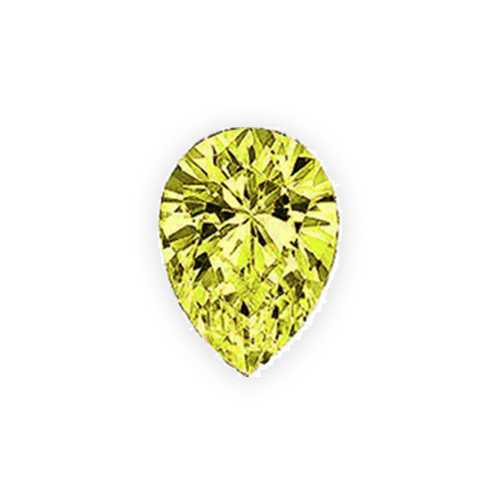 0.43-Carat Pear Shape Natural Fancy Diamond