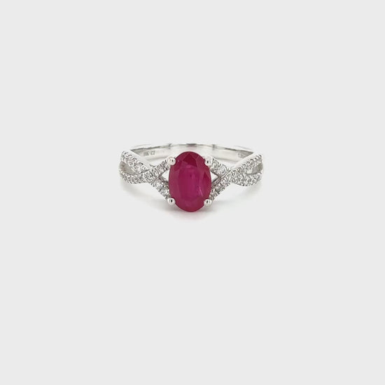 "Oval Ruby & Diamond Ring, Ruby Ring, Diamond Ring, Oval Ruby, Oval Diamond, Ruby and Diamond Jewelry, Gemstone Ring, Fine Jewelry, Red Gemstone Ring, Elegant Ring, Statement Ring, Luxury Jewelry, Precious Stone Ring, Handcrafted Ring, Engagement Ring, Anniversary Gift, Birthstone Ring."