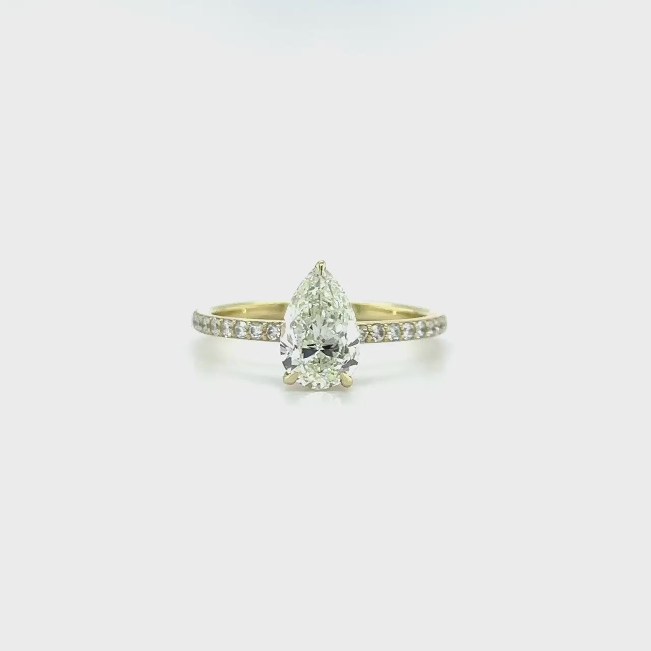 Pear Shape Solitaire Diamond Ring: Elegant Engagement Jewelry, Sparkling Pear Cut Diamond Ring, Timeless Solitaire Design, 14K White Gold Ring, Symbol of Love and Commitment, Perfect Engagement or Anniversary Gift, Dazzling Pear Shaped Diamond, Classic and Sophisticated Ring, Graceful and Unique Diamond Jewelry, Handcrafted Beauty for Special Moments