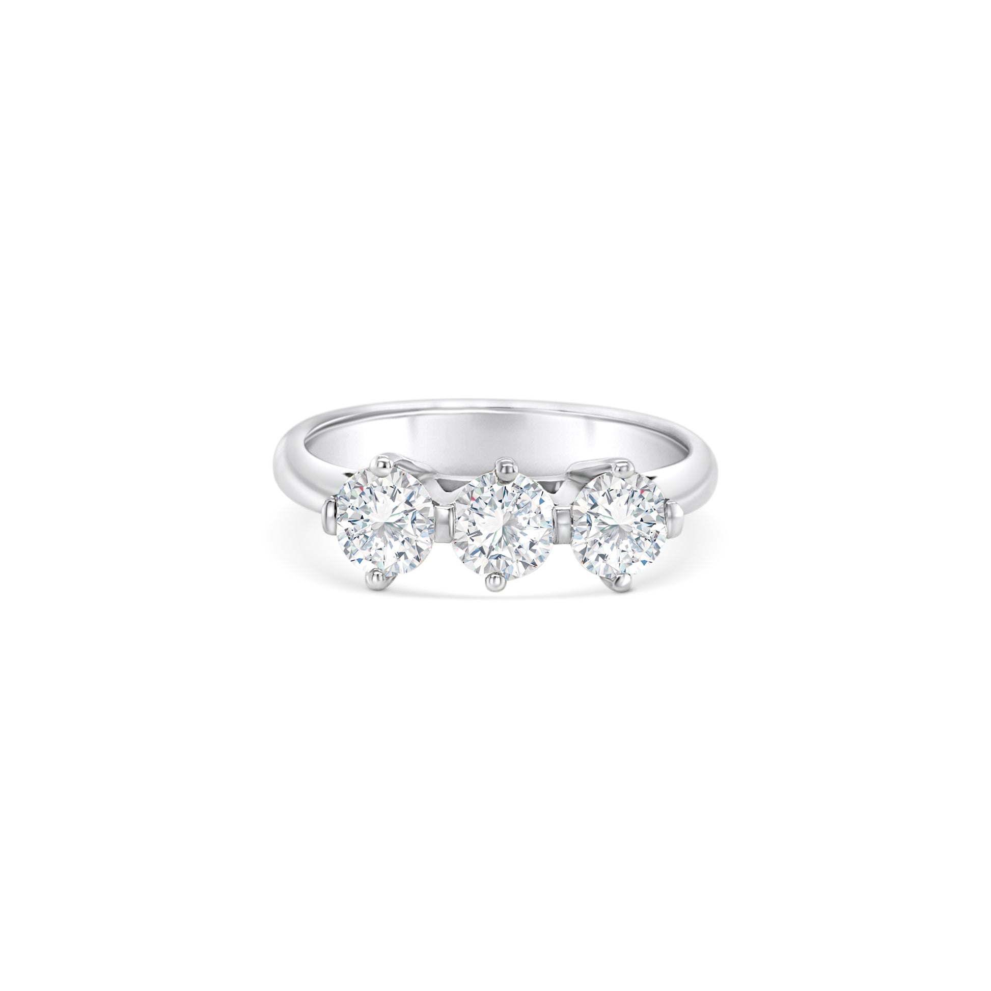 Round brilliant diamond trilogy ring, three-stone diamond ring, sparkling diamond trilogy ring, diamond anniversary ring, classic diamond trilogy ring, elegant three-stone ring, timeless diamond trilogy ring, exquisite diamond trilogy ring, stunning three-stone diamond ring, breathtaking diamond trilogy ring